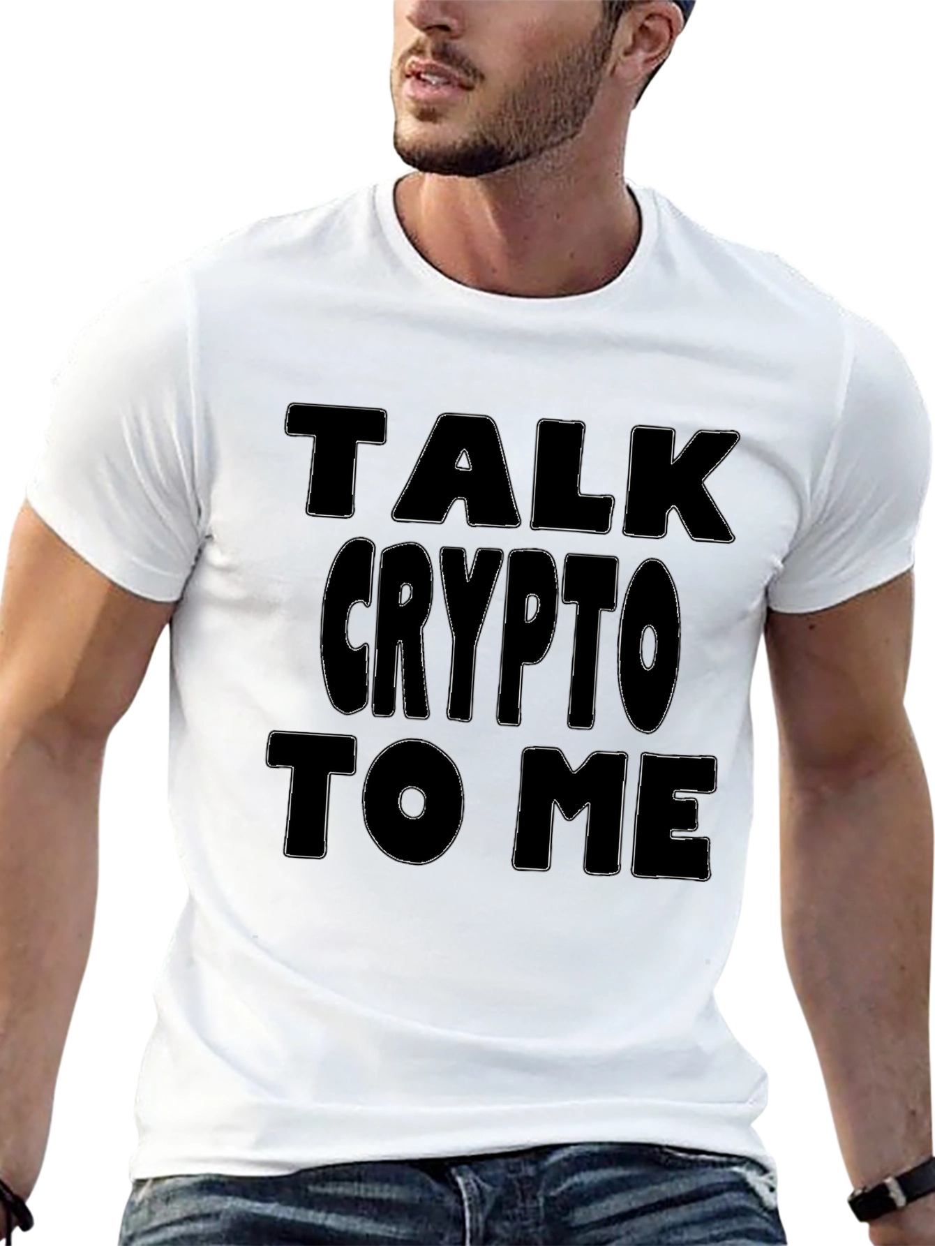 Talk Crypto To Me Black T-Shirt