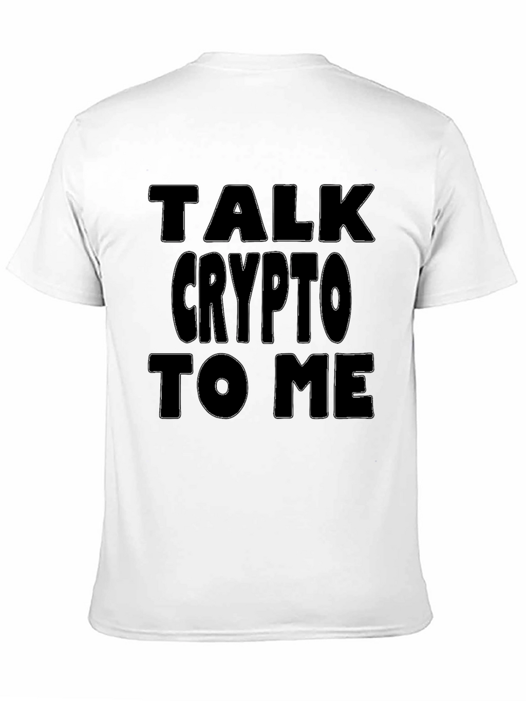 Talk Crypto To Me Black T-Shirt