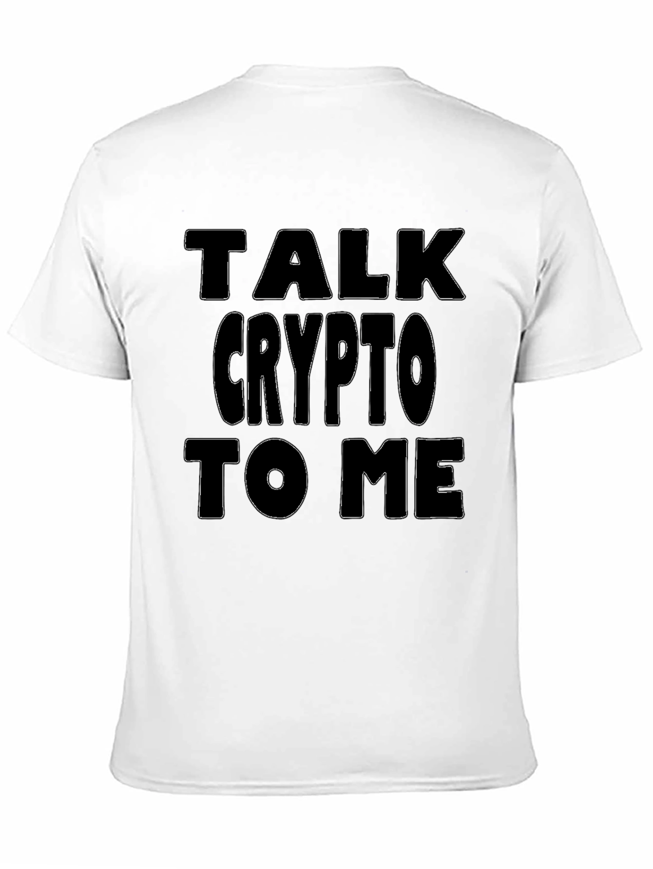 Talk Crypto To Me Black T-Shirt