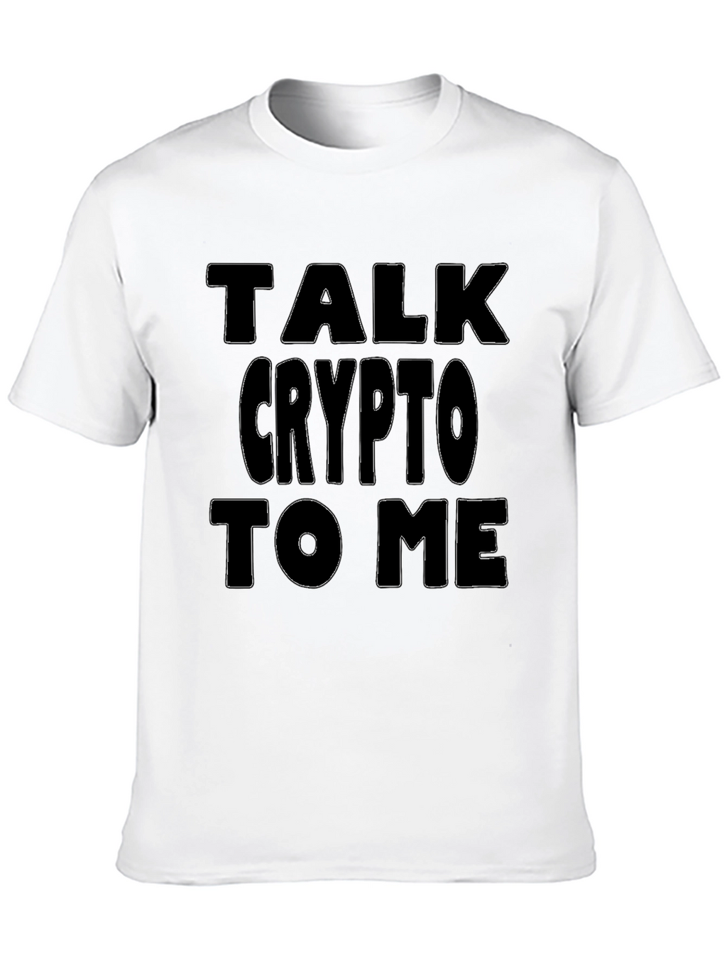 Talk Crypto To Me Black T-Shirt