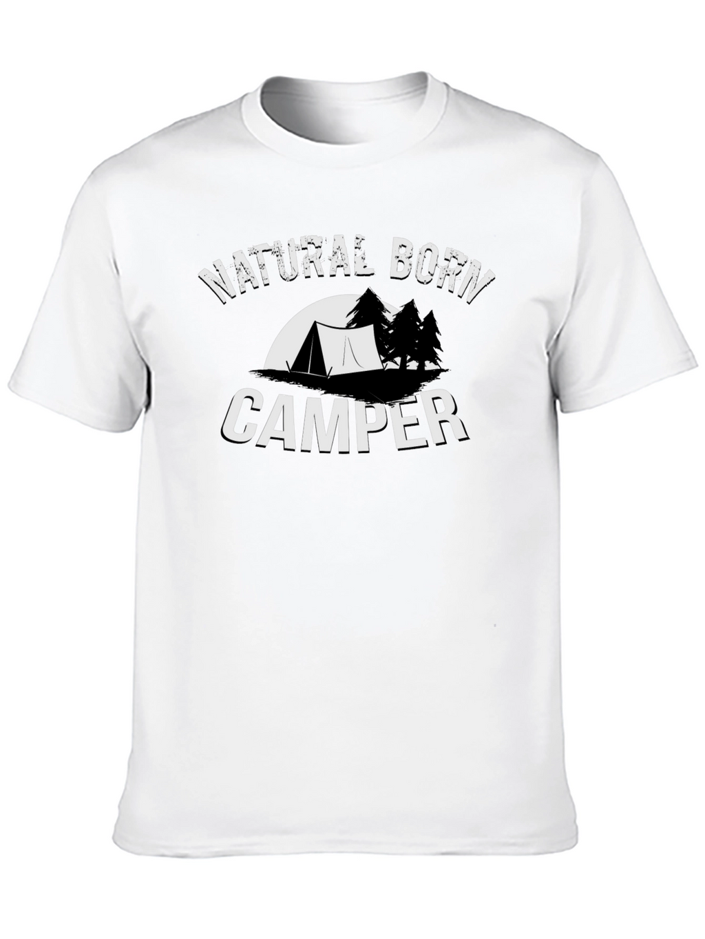 Natural Born Camper Black T-Shirt