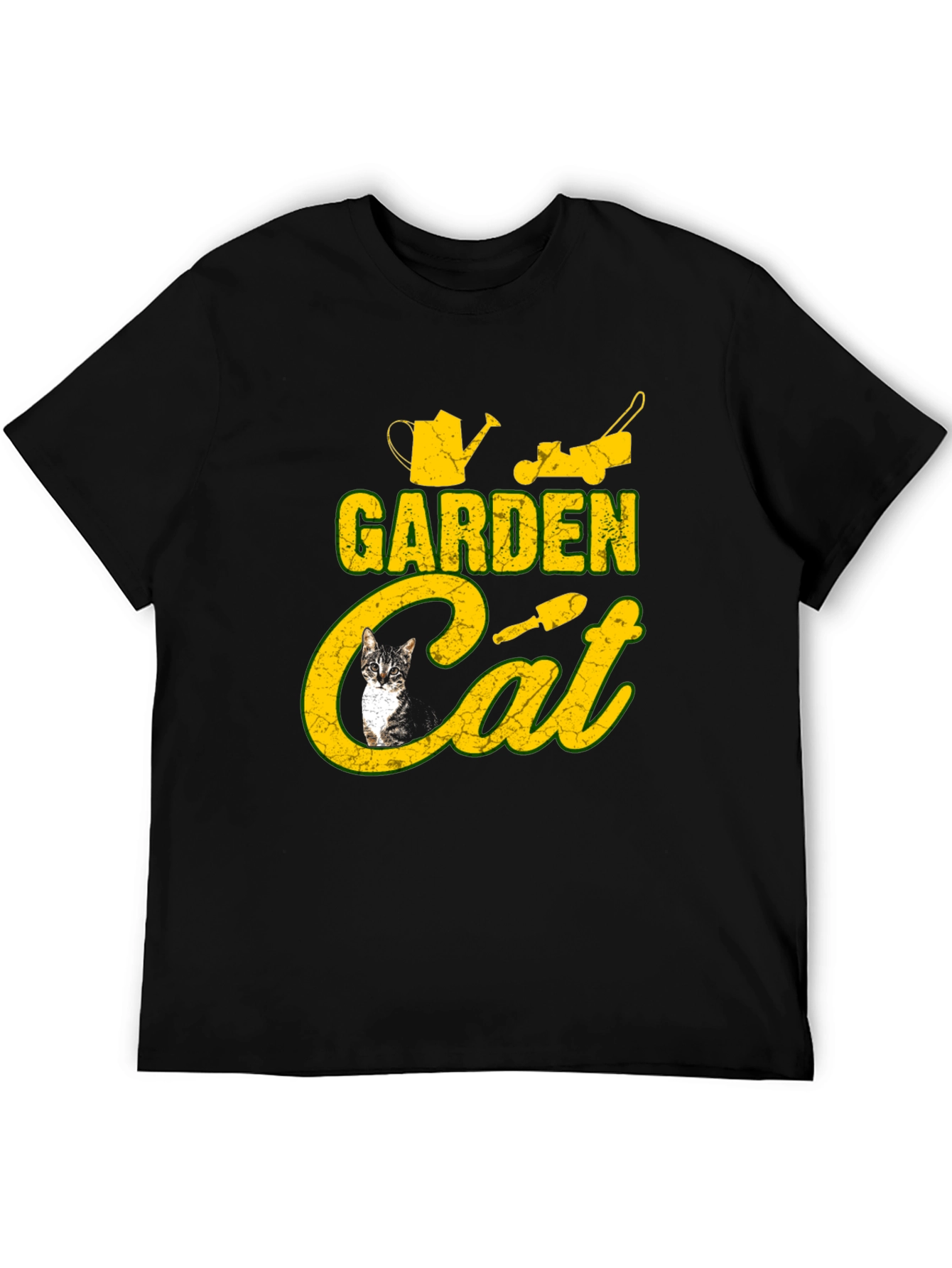 Garden Cat T-Shirt: Funny Gardening Tee for Cat Lovers