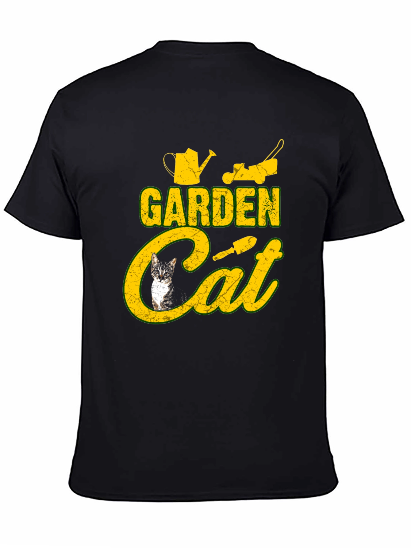 Garden Cat T-Shirt: Funny Gardening Tee for Cat Lovers