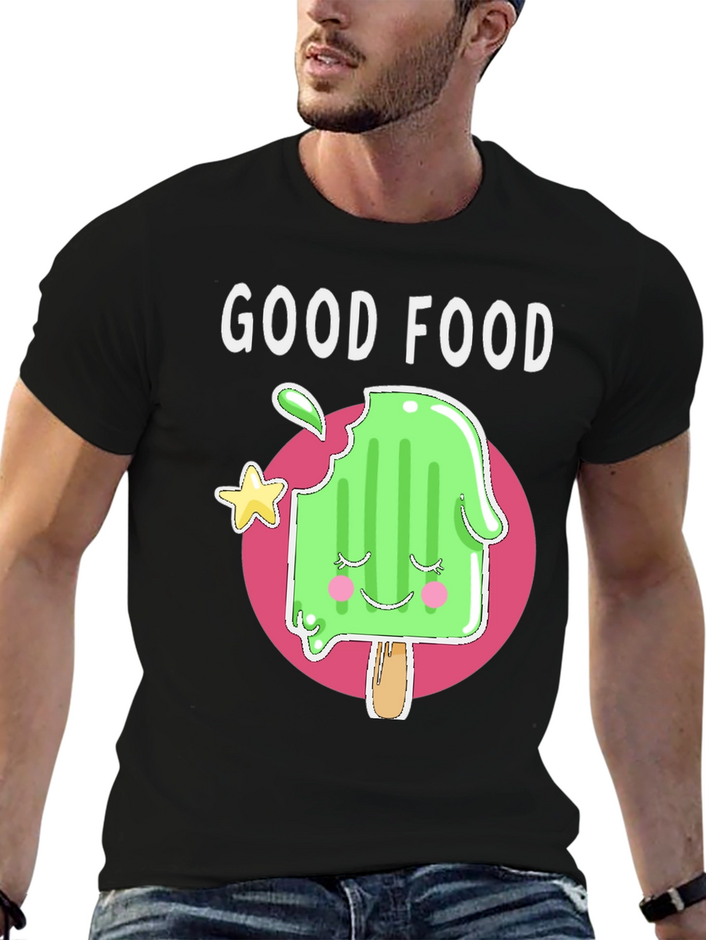 Good Food Tee: Cute Popsicle Graphic T-Shirt