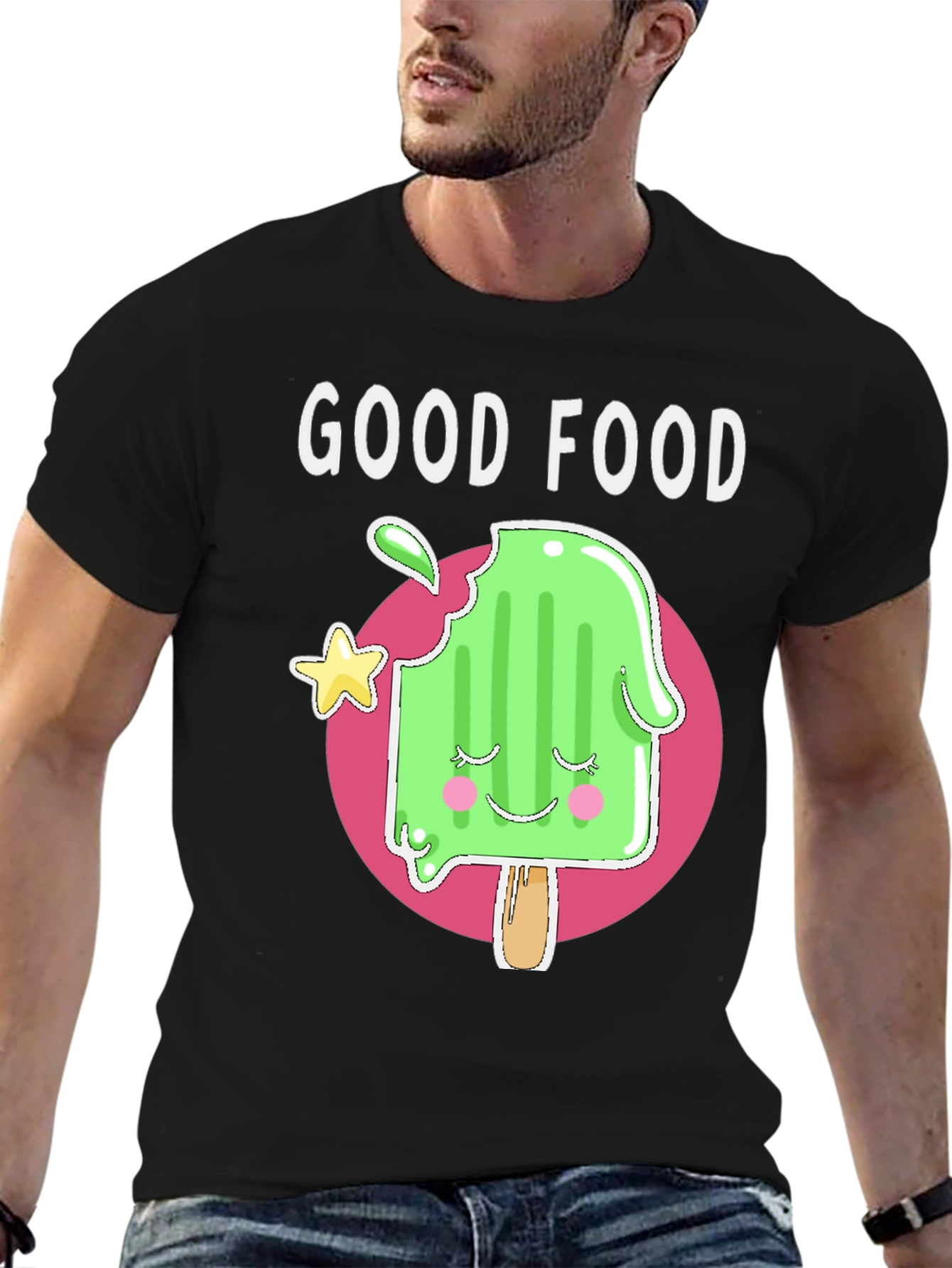 Good Food Tee: Cute Popsicle Graphic T-Shirt