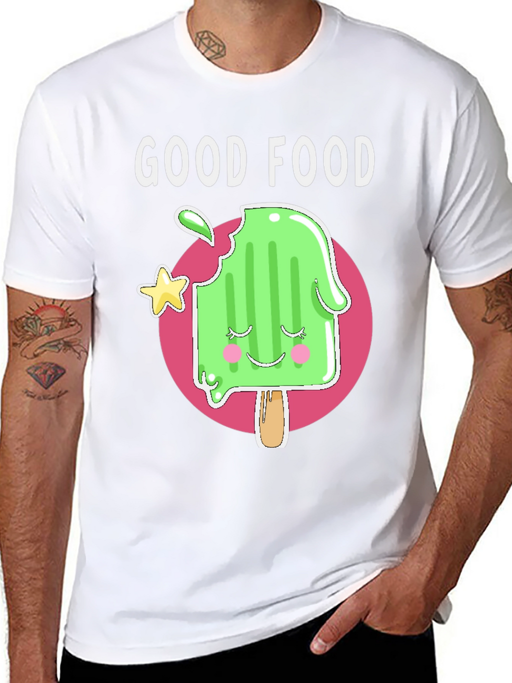 Good Food Tee: Cute Popsicle Graphic T-Shirt