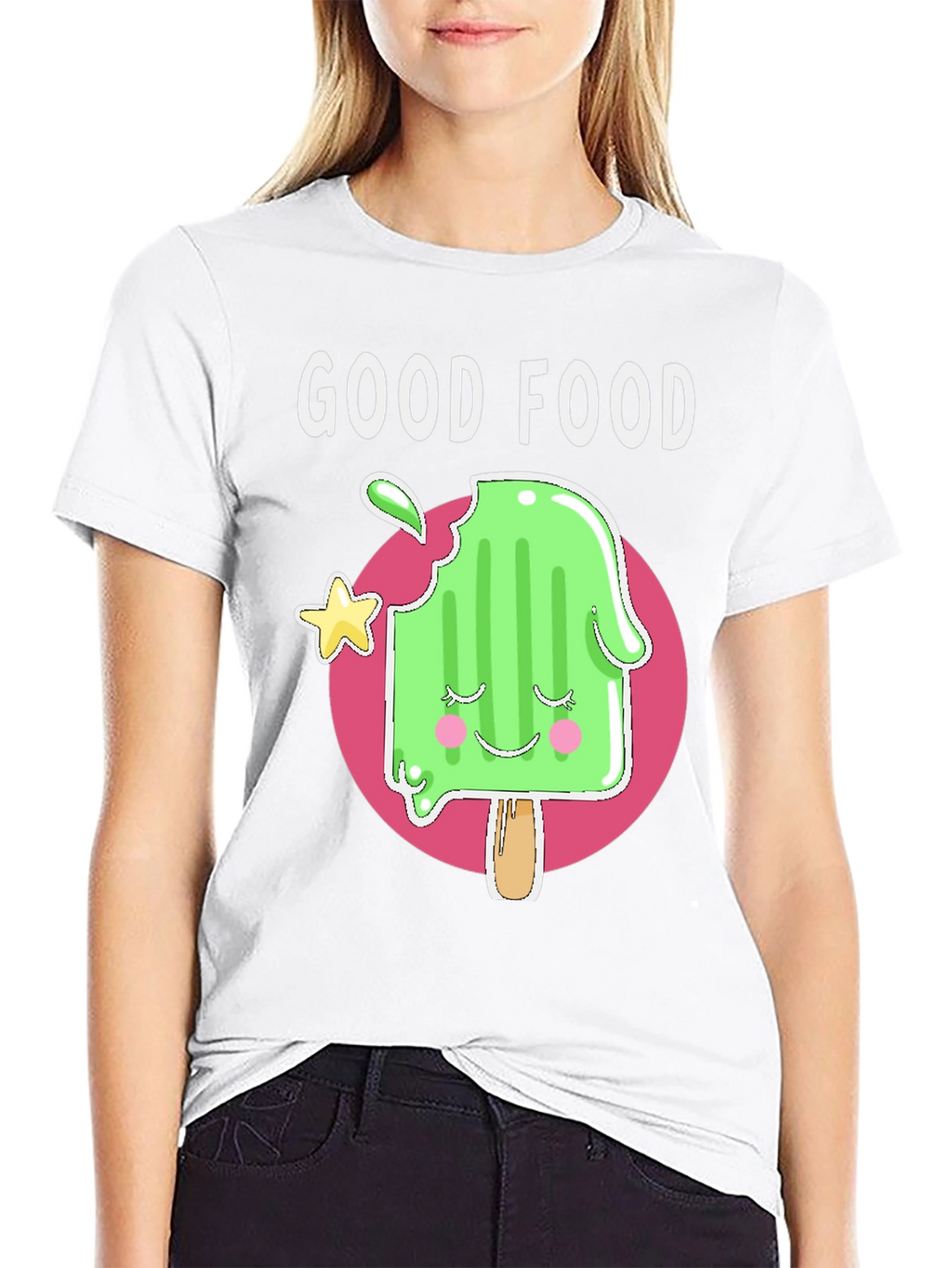 Good Food Tee: Cute Popsicle Graphic T-Shirt