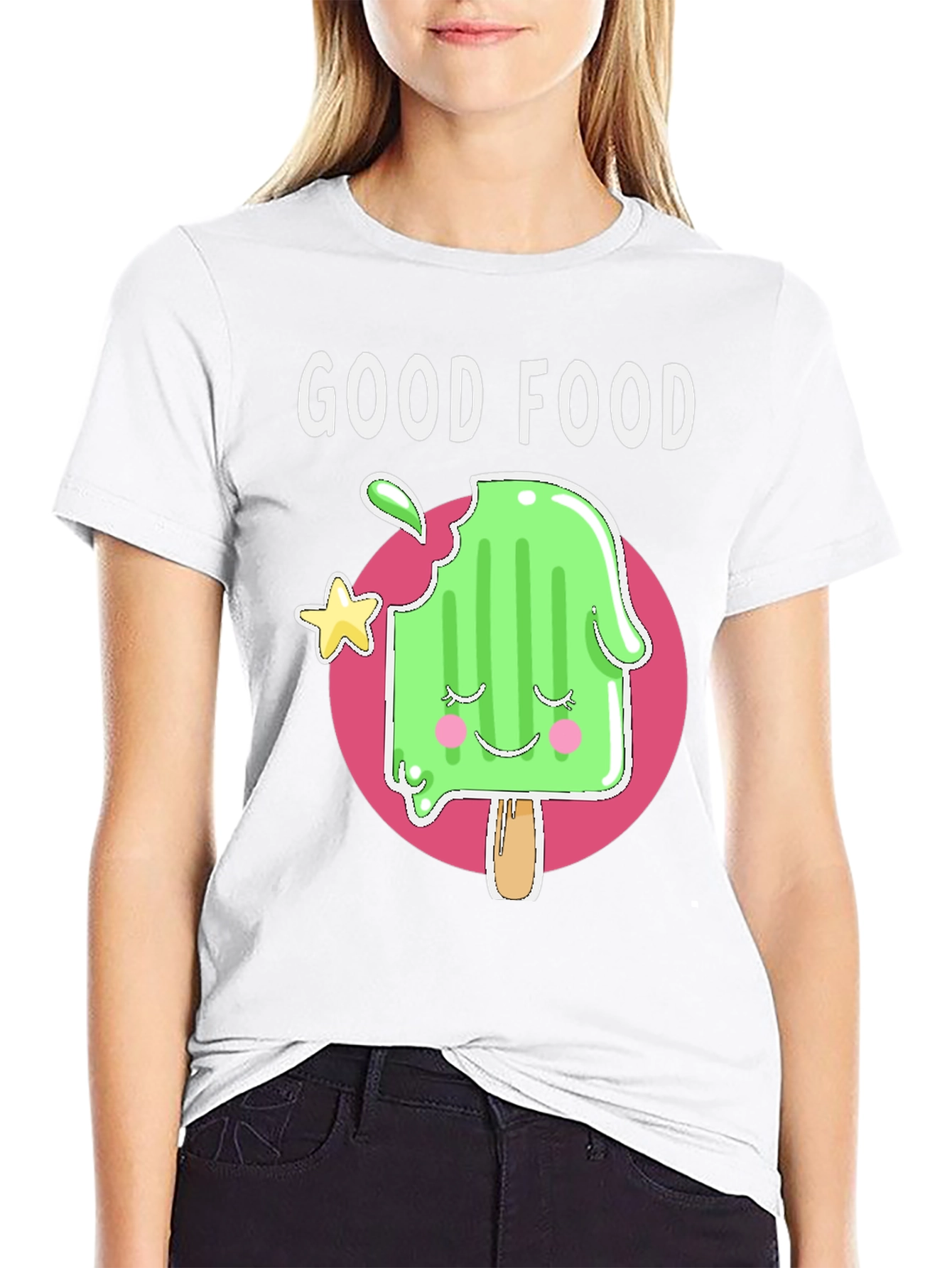 Good Food Tee: Cute Popsicle Graphic T-Shirt