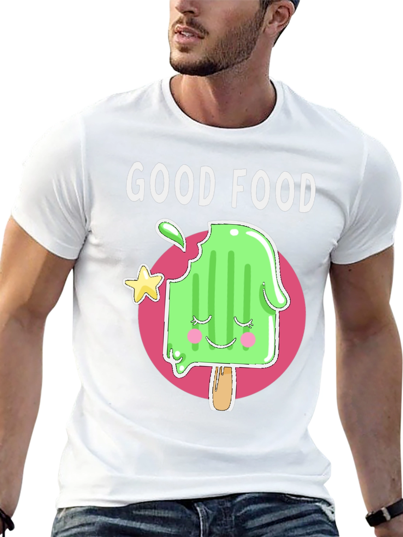 Good Food Tee: Cute Popsicle Graphic T-Shirt
