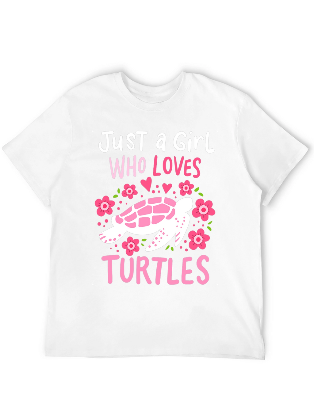 Girl Who Loves Turtles T-Shirt