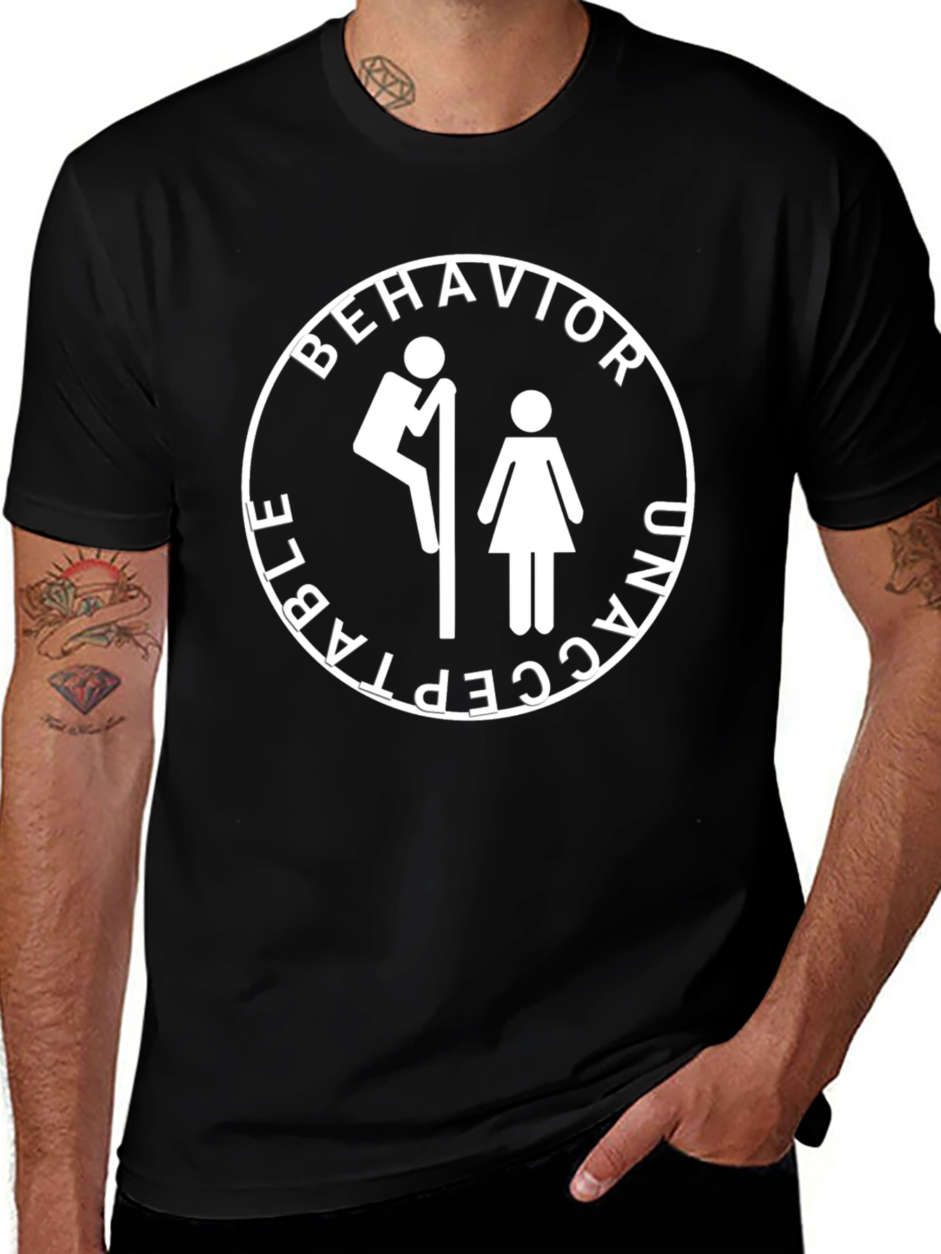 Unacceptable Behavior Graphic Tee
