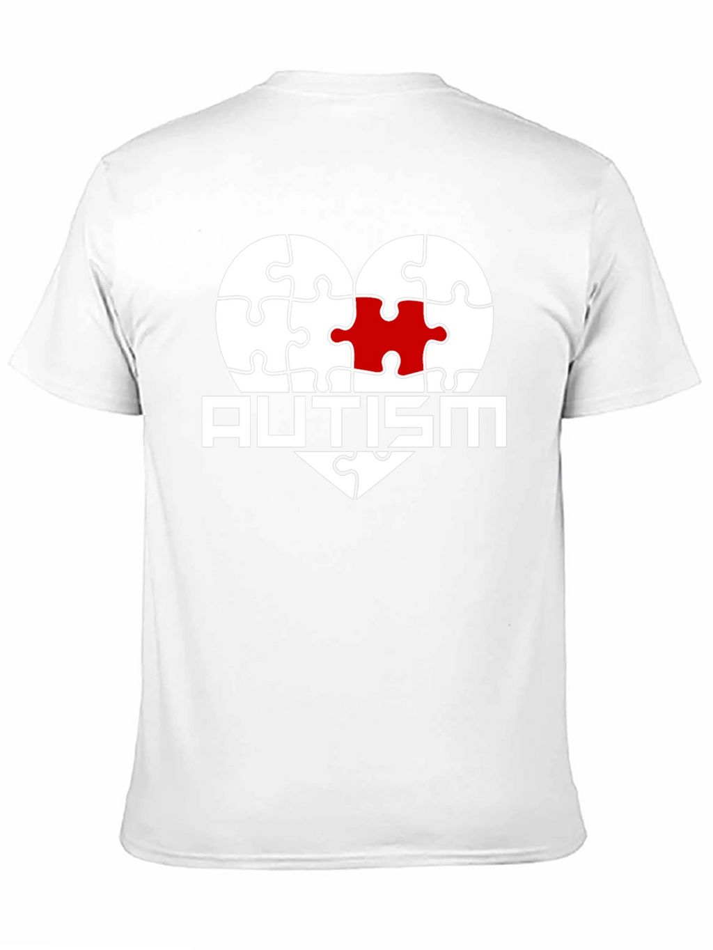 Autism Awareness Puzzle Heart Graphic T-Shirt