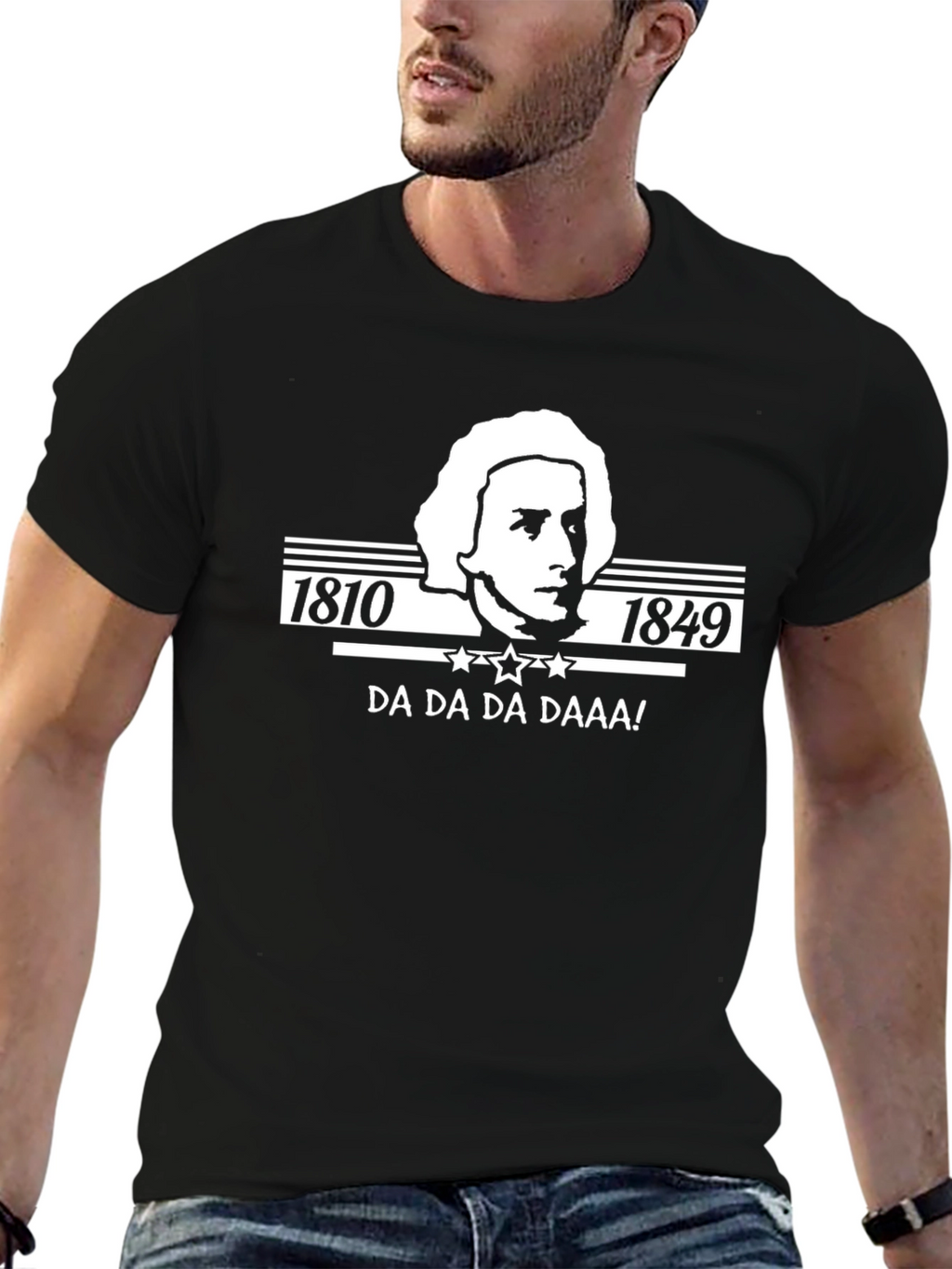 Beethoven Black T-Shirt - Da Da Da Daaa!