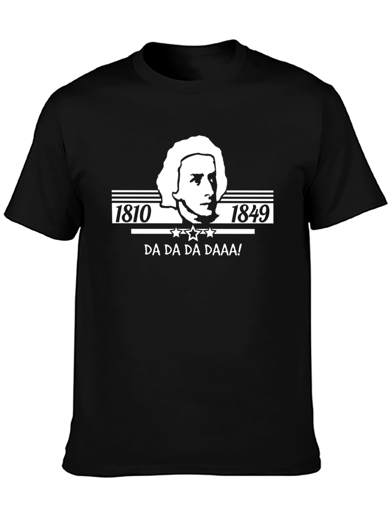 Beethoven Black T-Shirt - Da Da Da Daaa!