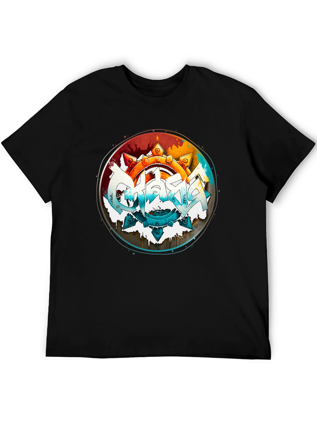 Chaos T-Shirt - Abstract Graffiti Graphic Tee