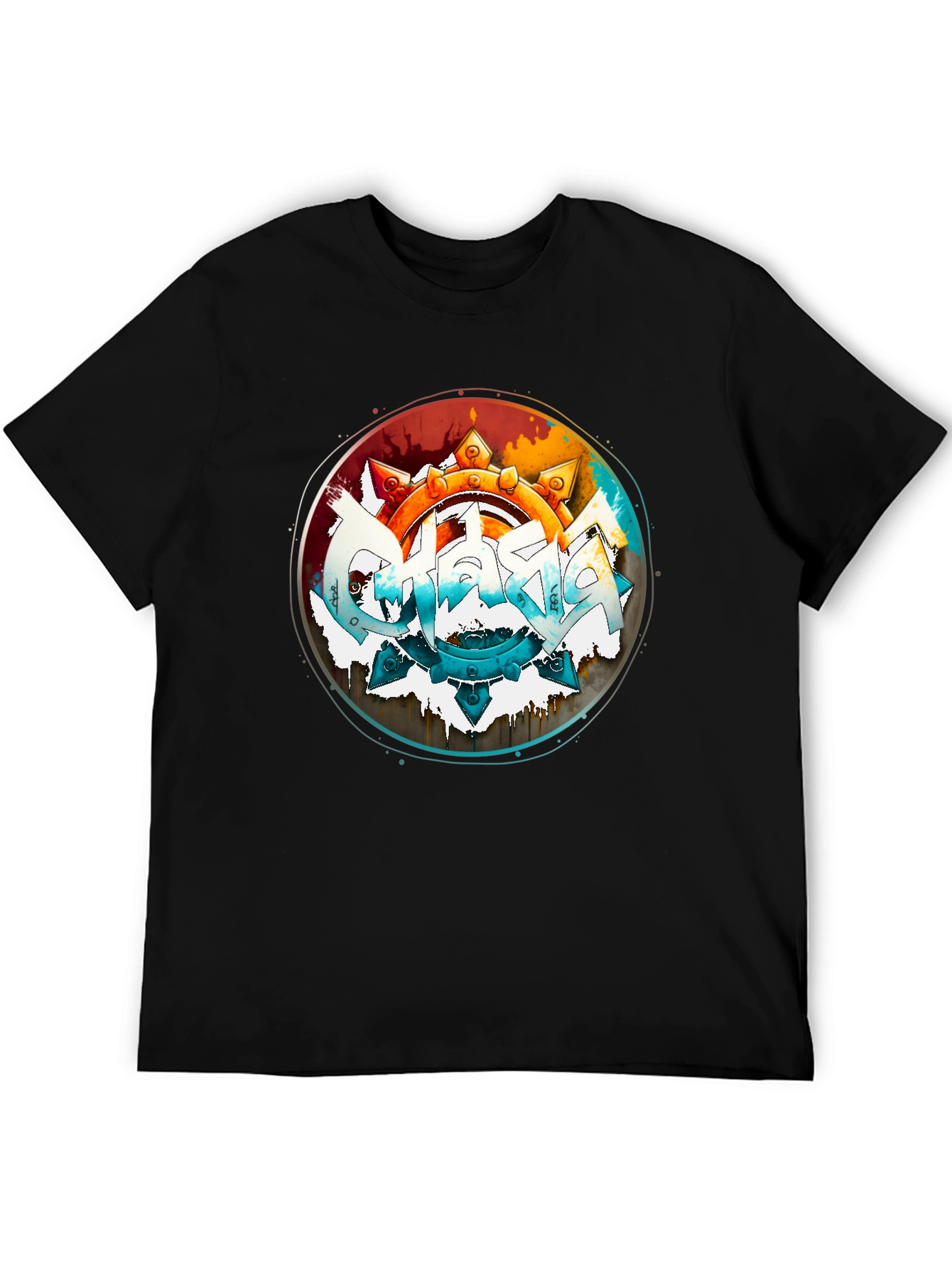 Chaos T-Shirt - Abstract Graffiti Graphic Tee