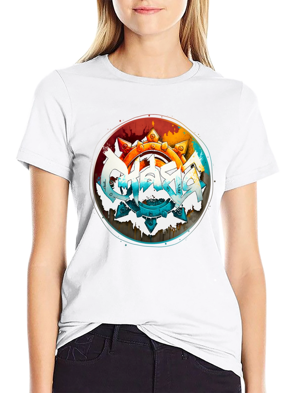 Chaos T-Shirt - Abstract Graffiti Graphic Tee