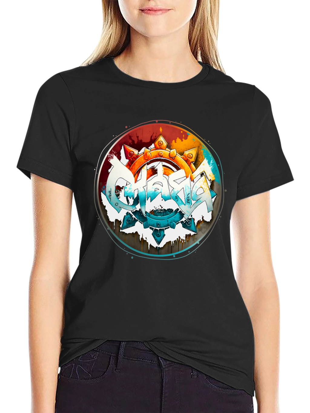 Chaos T-Shirt - Abstract Graffiti Graphic Tee