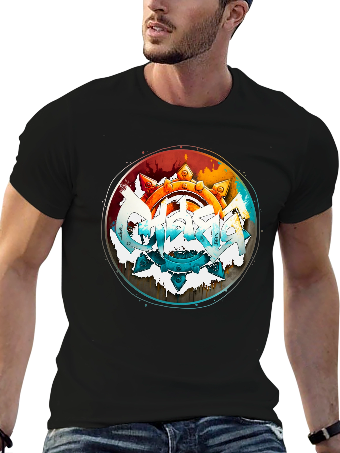 Chaos T-Shirt - Abstract Graffiti Graphic Tee