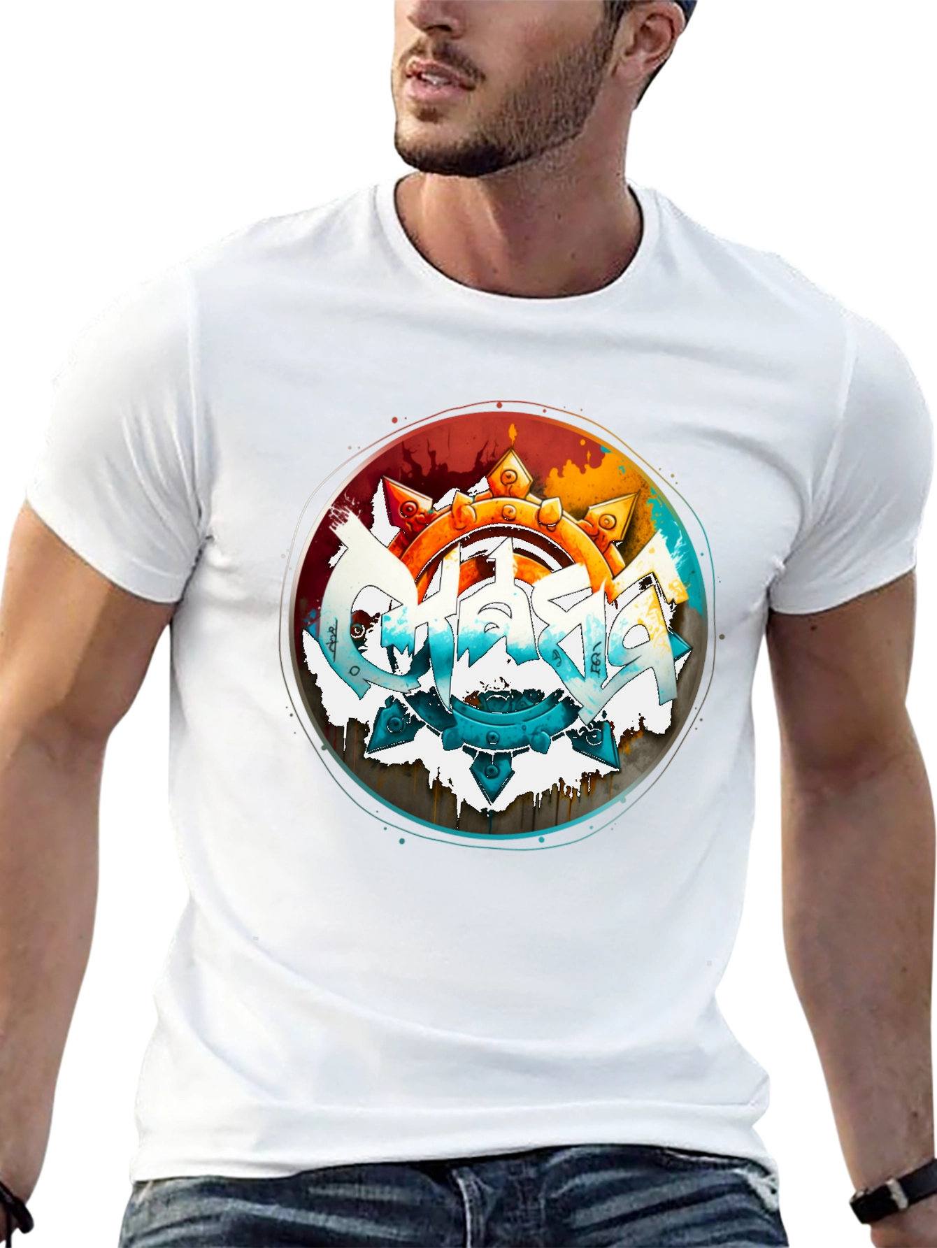 Chaos T-Shirt - Abstract Graffiti Graphic Tee