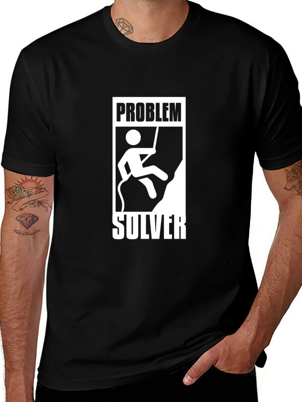 Problem Solver Climbing T-Shirt - Funny Graphic Tee