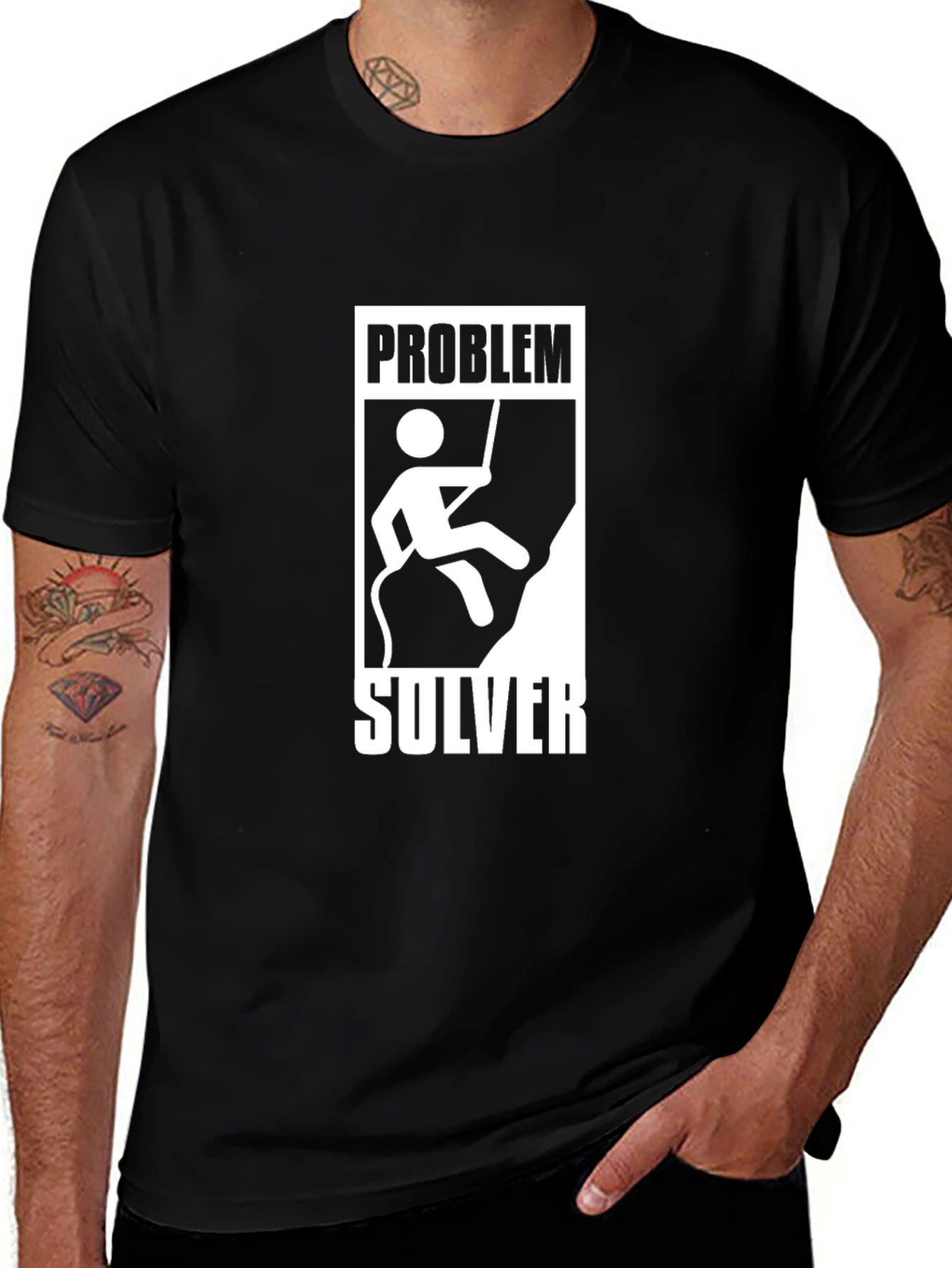 Problem Solver Climbing T-Shirt - Funny Graphic Tee