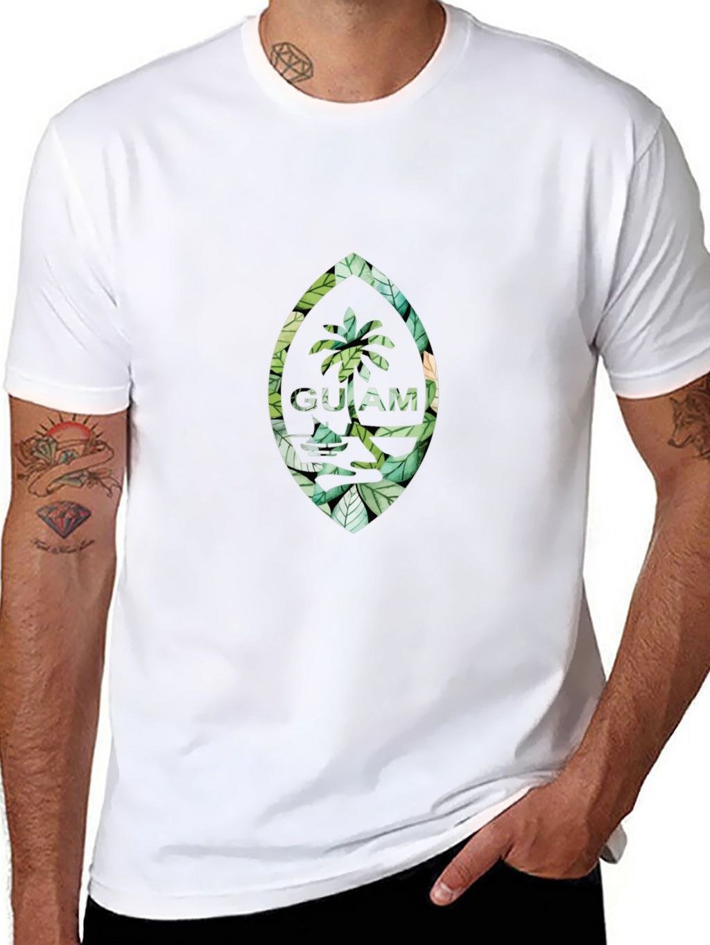 Guam Island Style Graphic T-Shirt