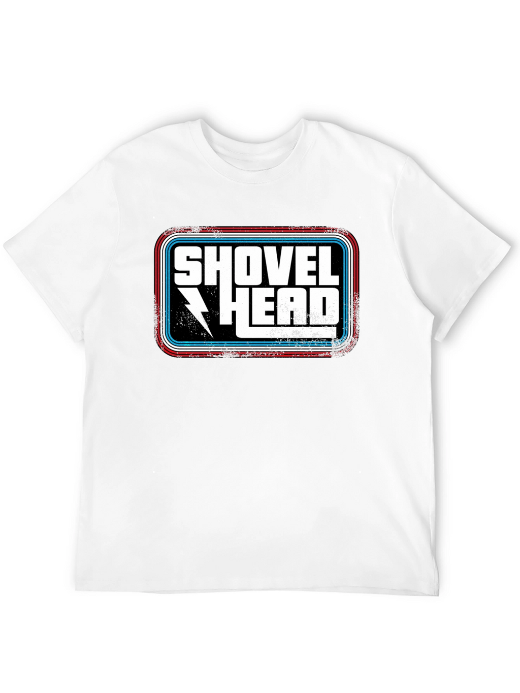 Shovel Head Graphic Tee - Retro Style Black T-Shirt