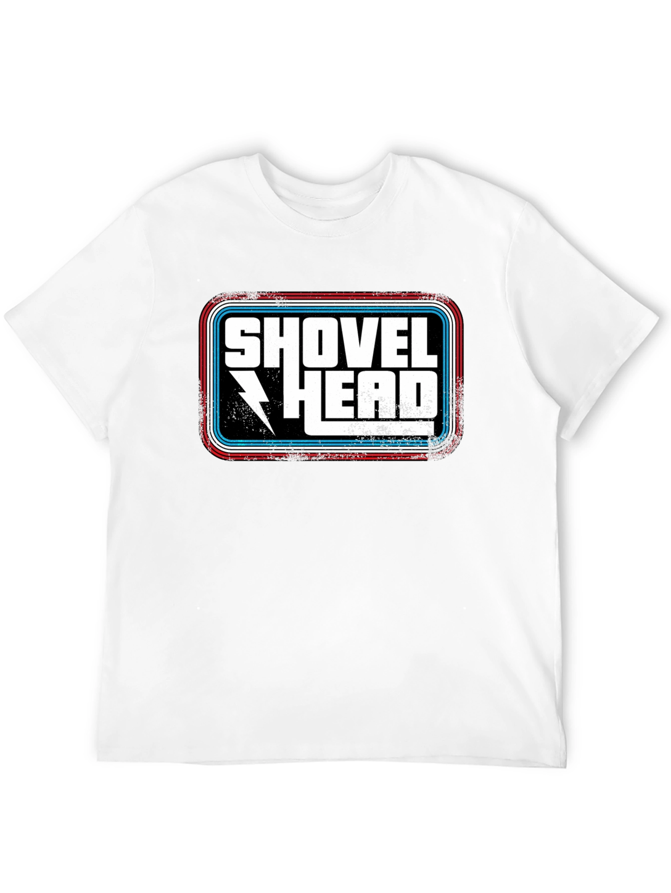 Shovel Head Graphic Tee - Retro Style Black T-Shirt