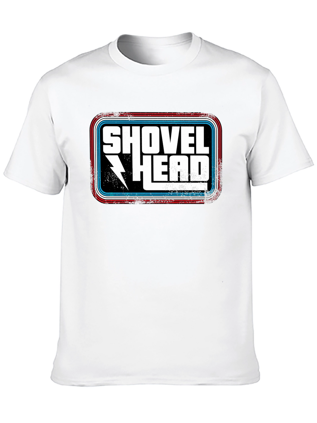 Shovel Head Graphic Tee - Retro Style Black T-Shirt