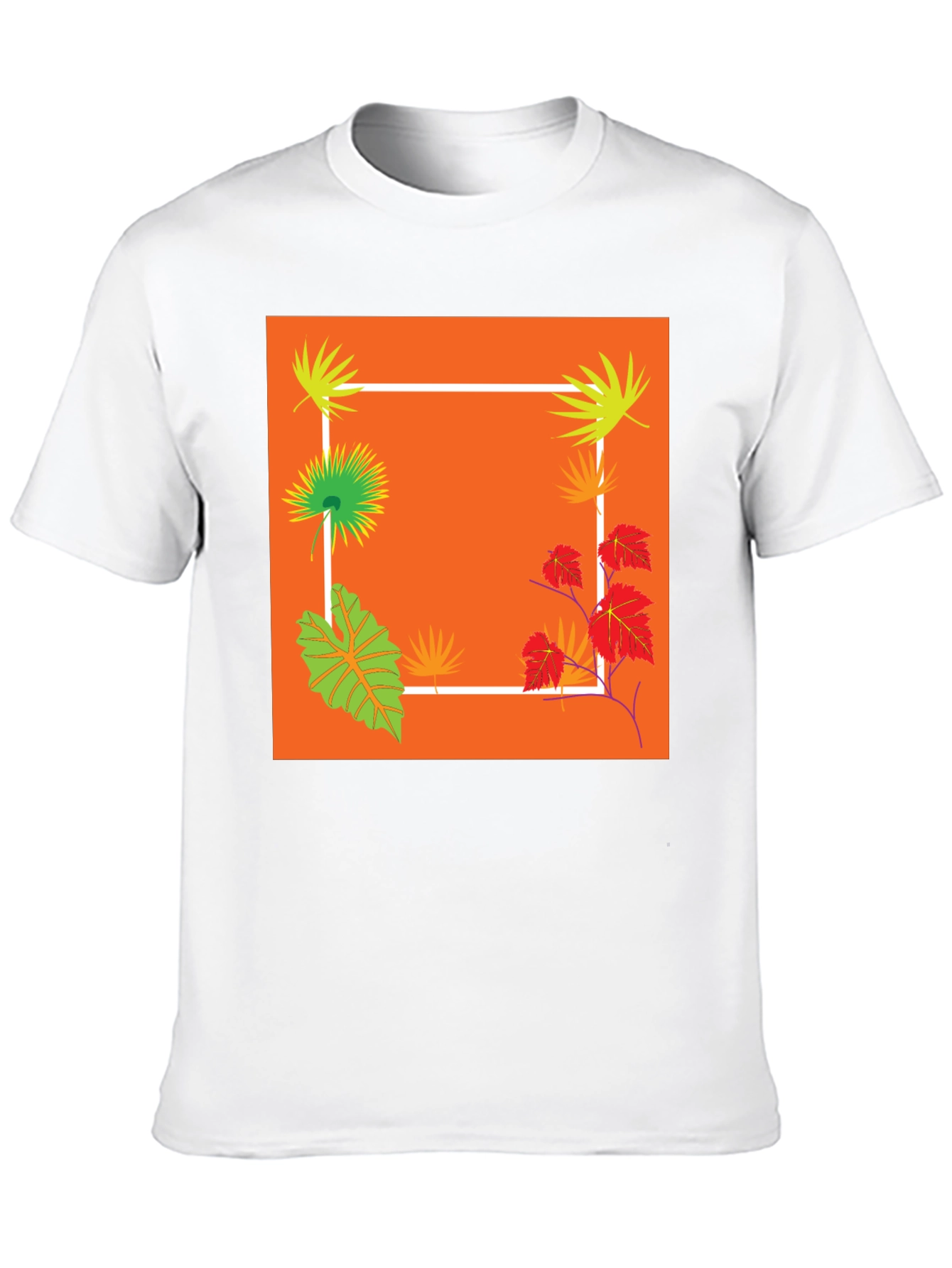 Tropical Graphic Tee - Black