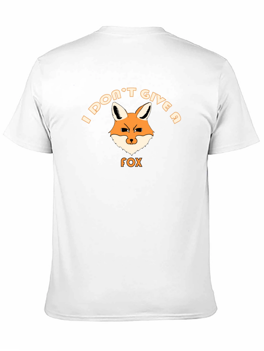 I Dont Give a Fox Mens Graphic T-Shirt