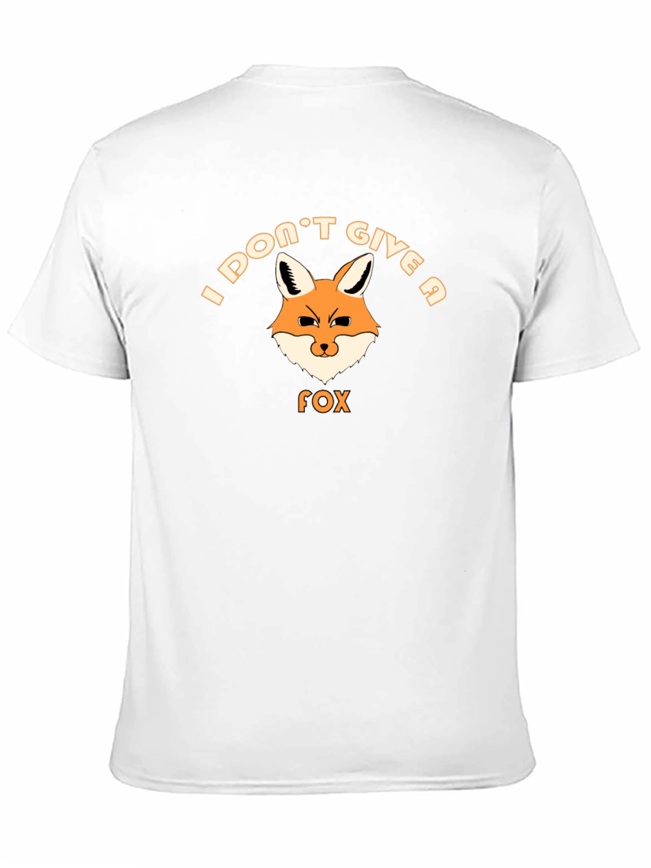 I Dont Give a Fox Mens Graphic T-Shirt