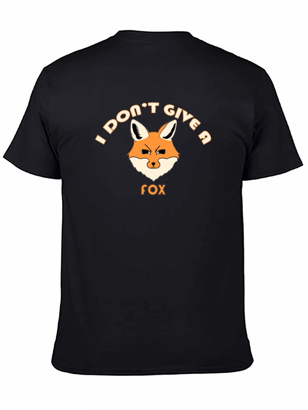 I Dont Give a Fox Mens Graphic T-Shirt