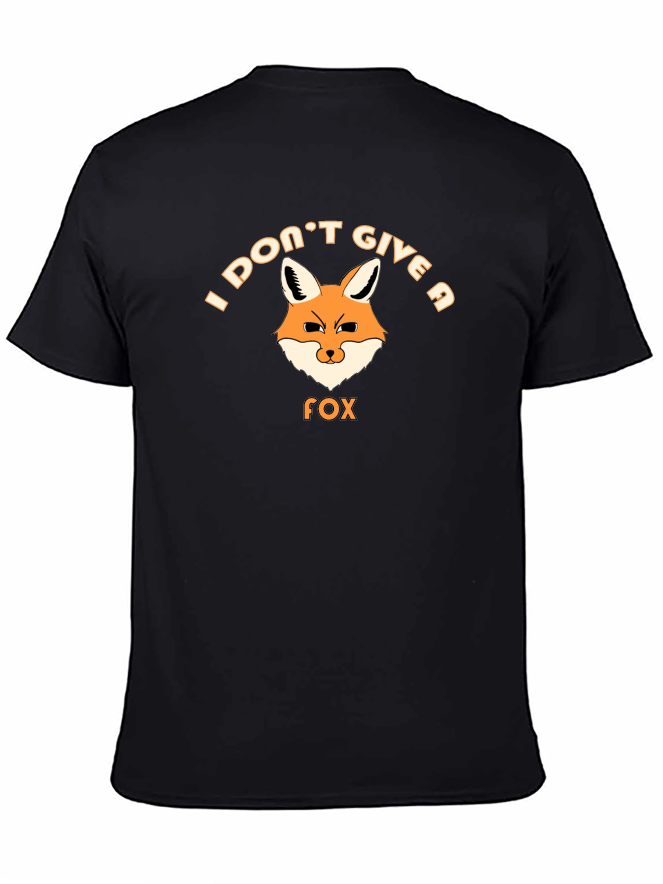 I Dont Give a Fox Mens Graphic T-Shirt