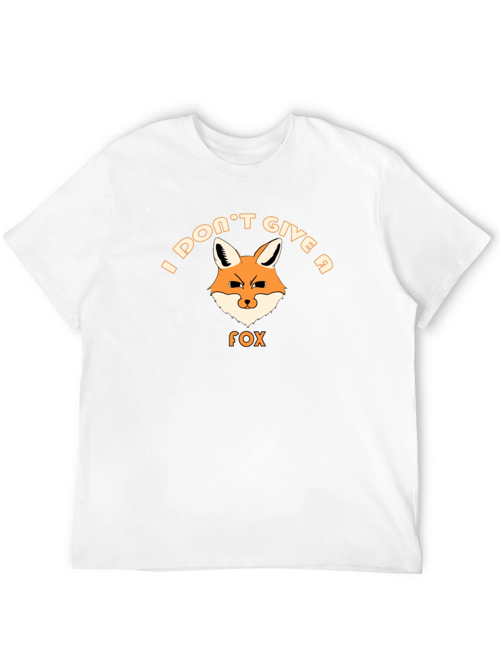 I Dont Give a Fox Mens Graphic T-Shirt