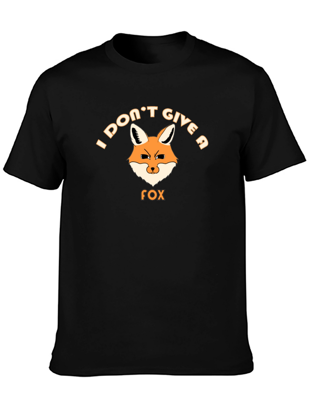 I Dont Give a Fox Mens Graphic T-Shirt