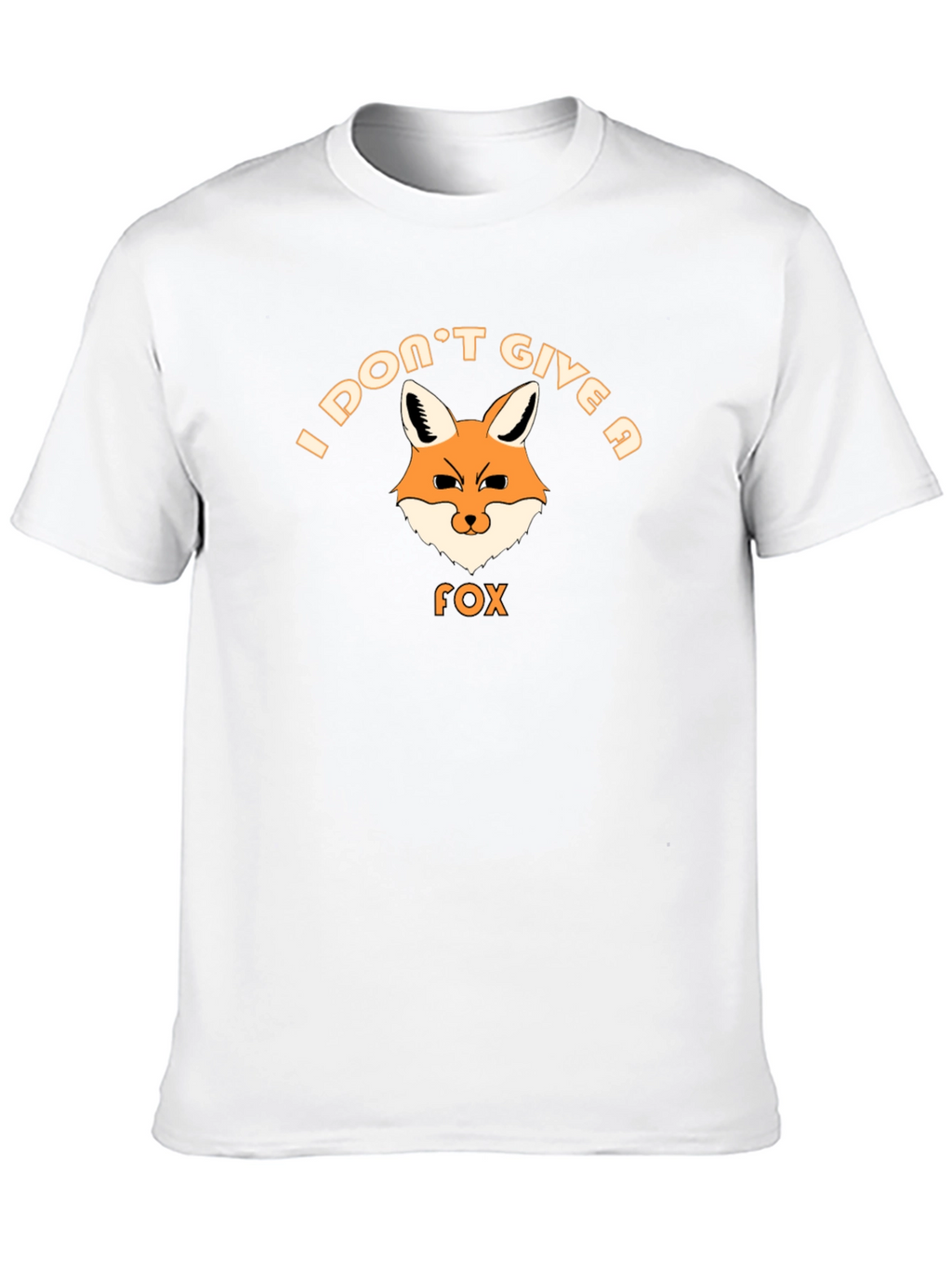 I Dont Give a Fox Mens Graphic T-Shirt