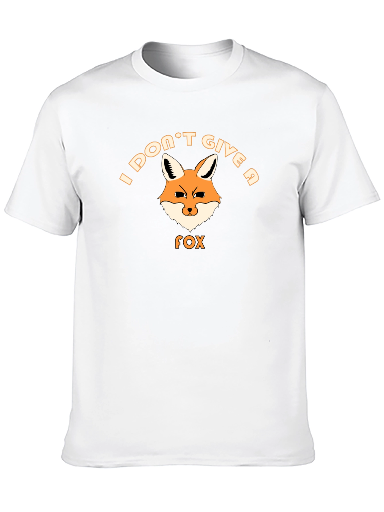 I Dont Give a Fox Mens Graphic T-Shirt
