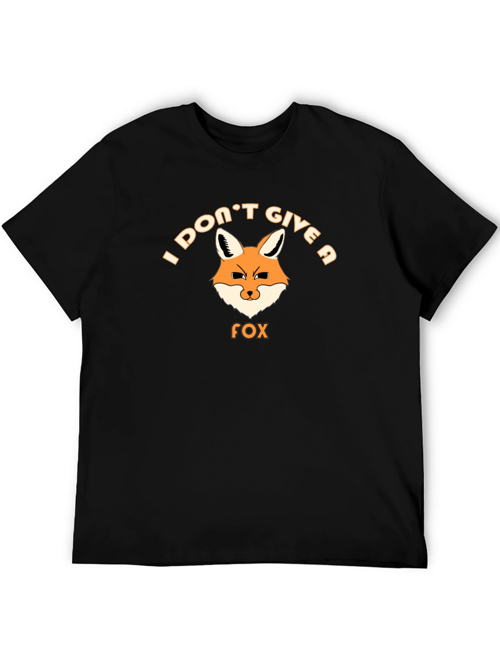 I Dont Give a Fox Mens Graphic T-Shirt