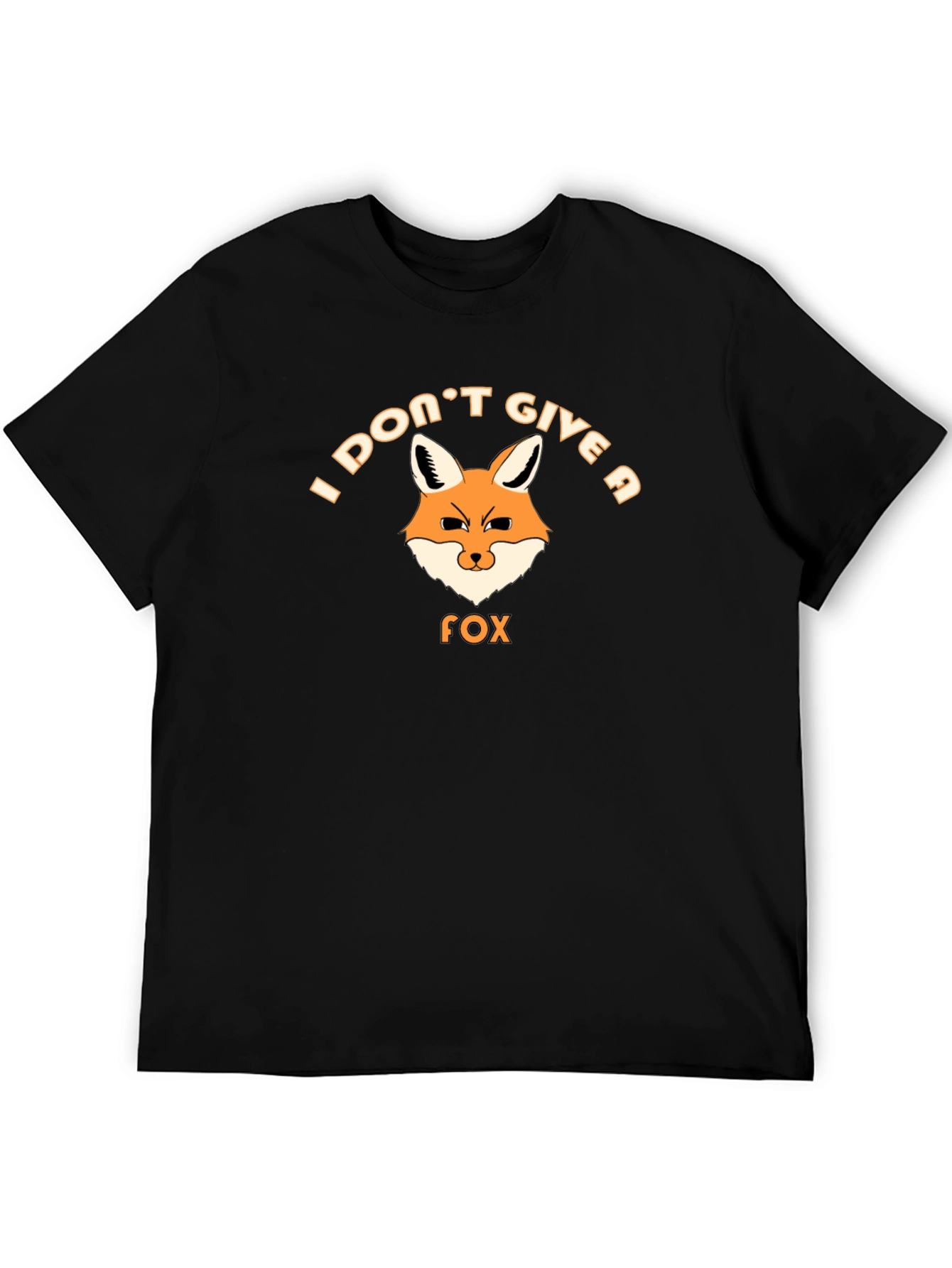 I Dont Give a Fox Mens Graphic T-Shirt
