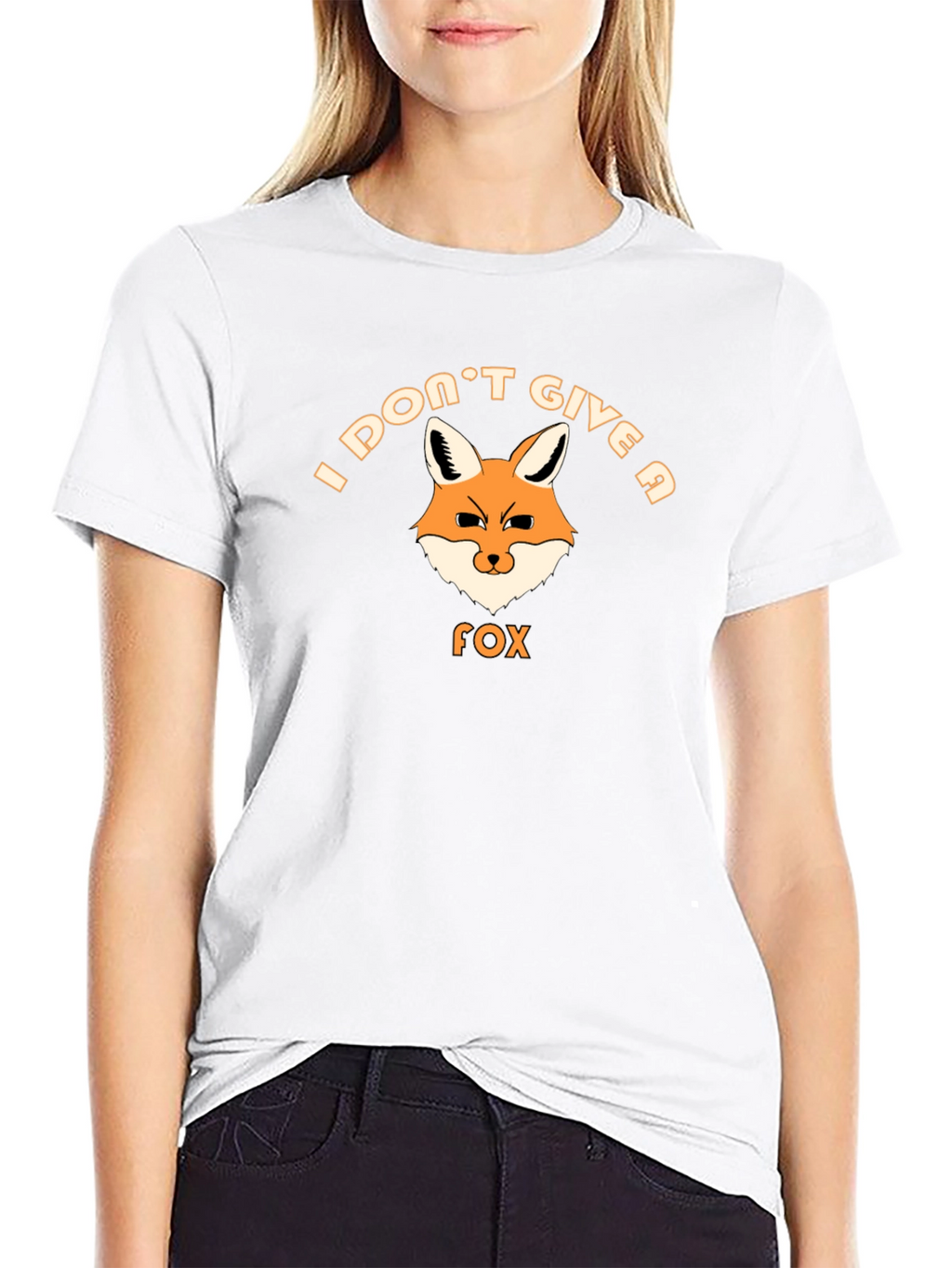 I Dont Give a Fox Mens Graphic T-Shirt