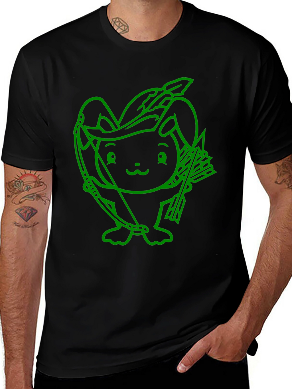 Robin Hood Bunny Graphic Tee