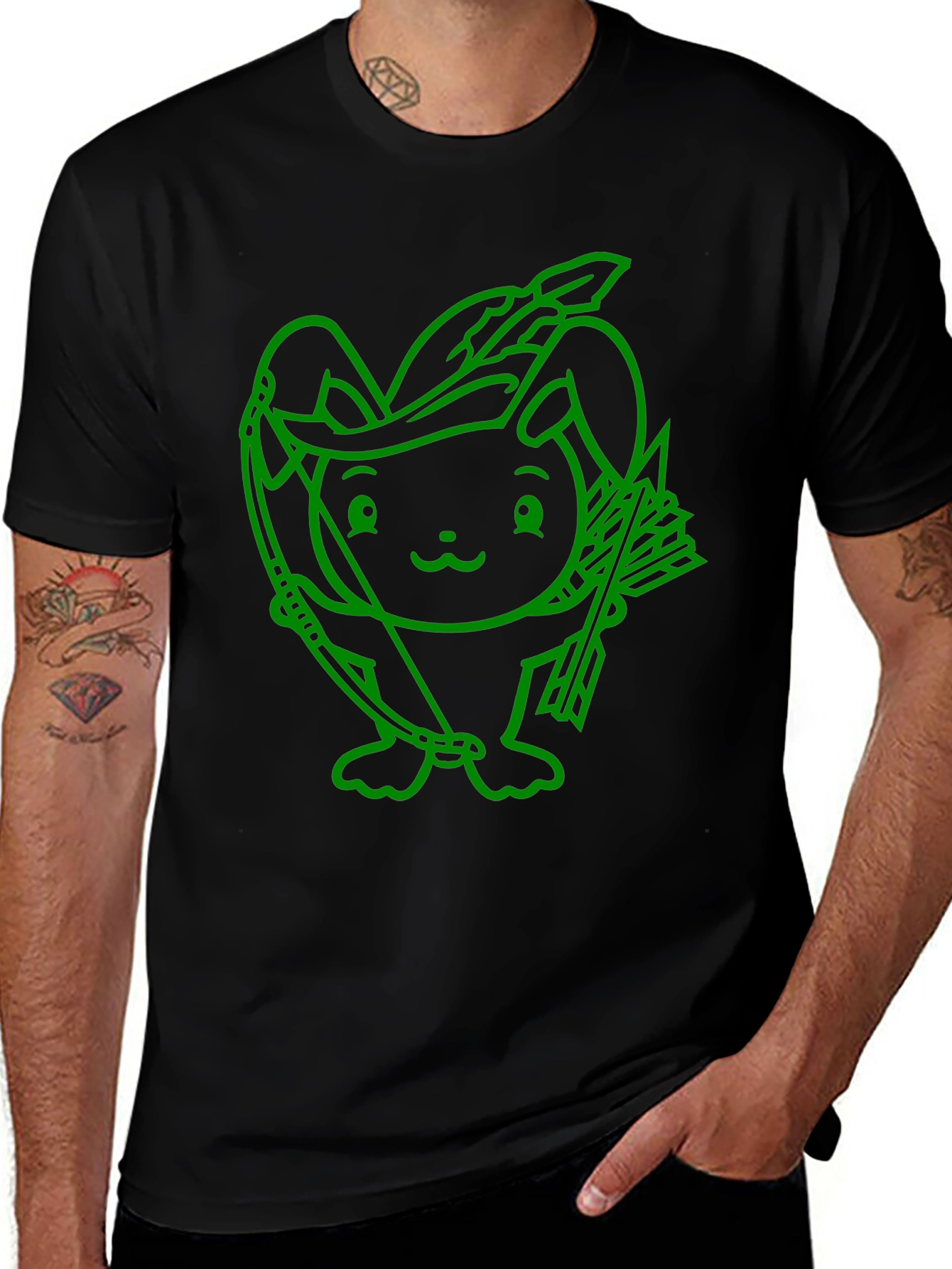 Robin Hood Bunny Graphic Tee