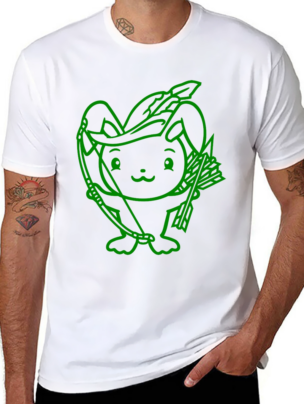 Robin Hood Bunny Graphic Tee