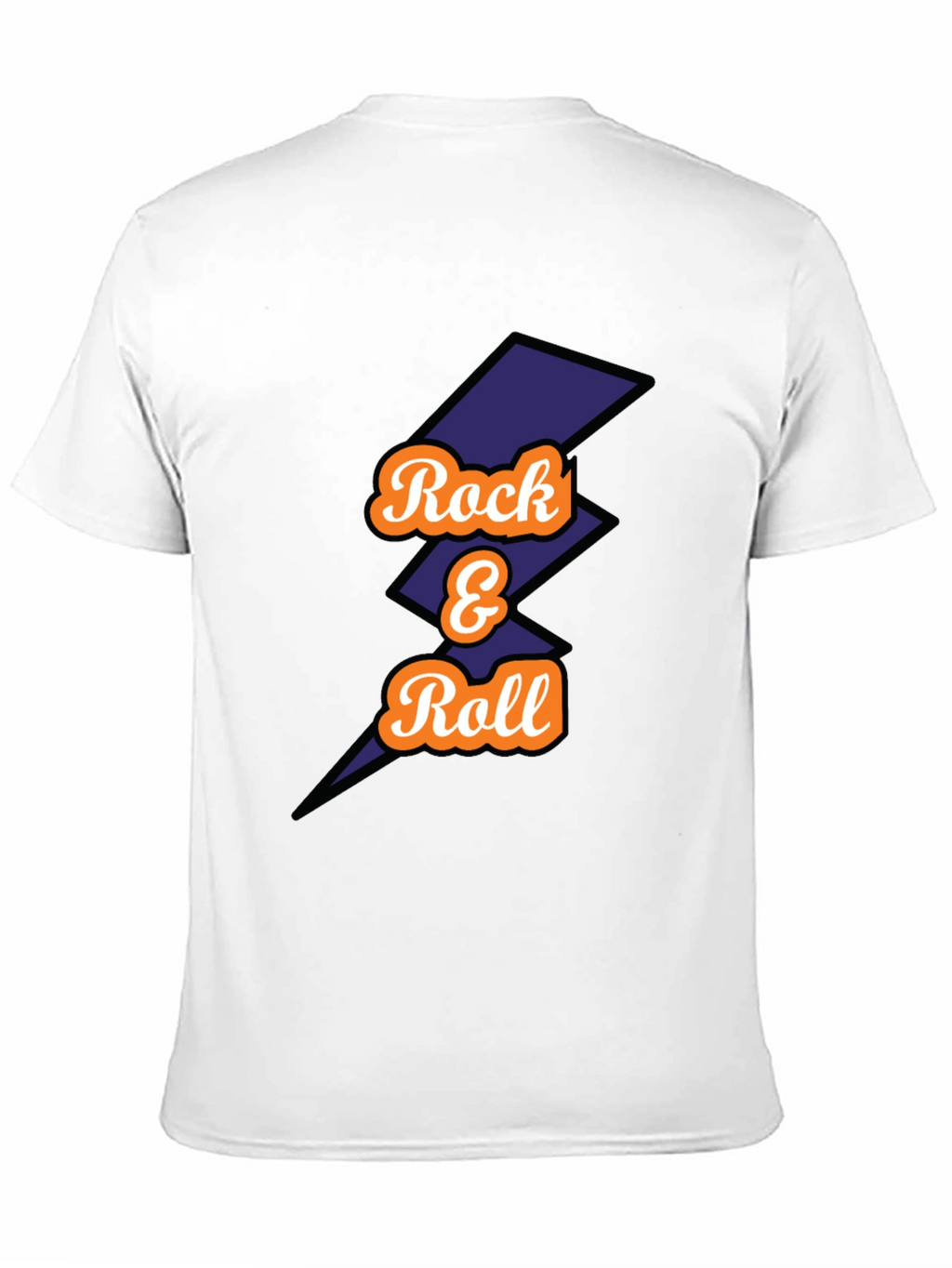 Rock & Roll Graphic Tee - Mens Black T-Shirt
