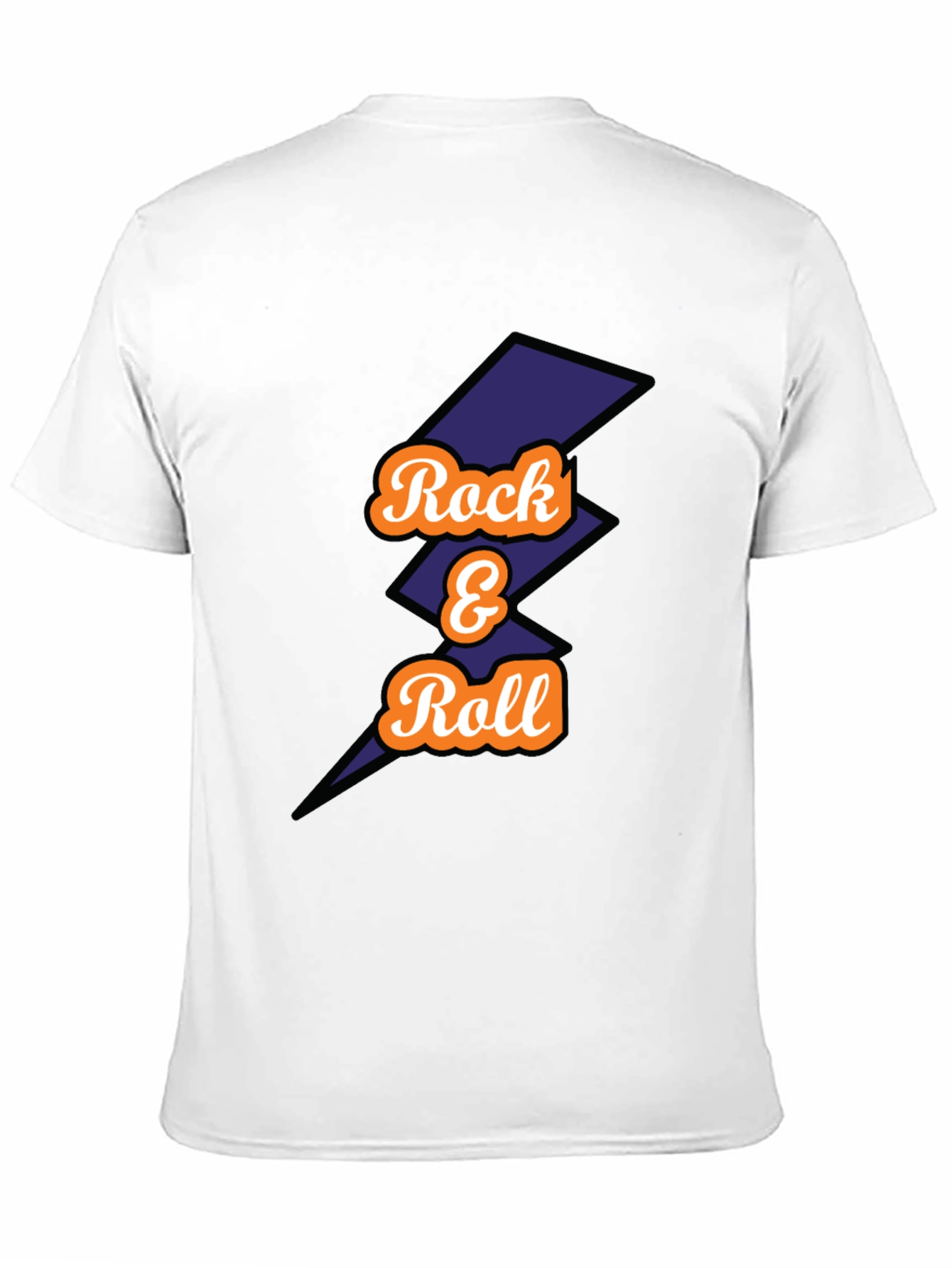 Rock & Roll Graphic Tee - Mens Black T-Shirt