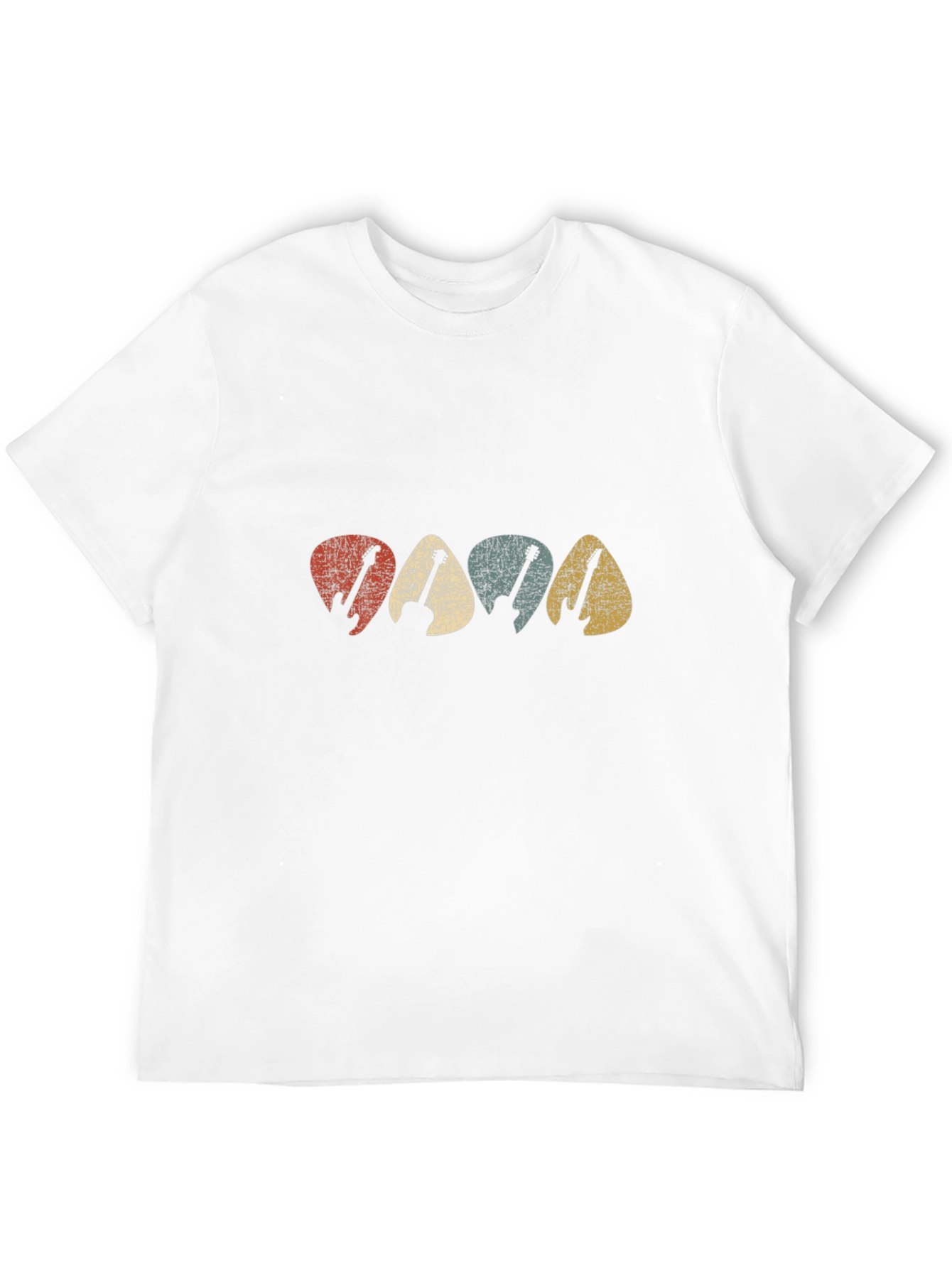 Retro Guitar Pick T-Shirt
