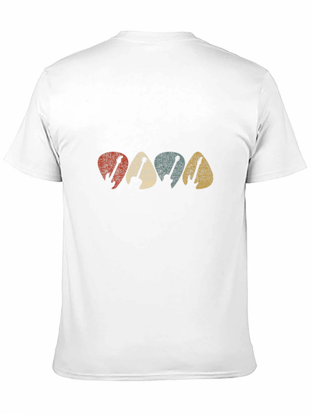 Retro Guitar Pick T-Shirt