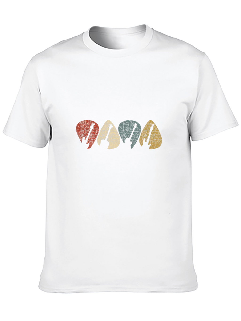 Retro Guitar Pick T-Shirt